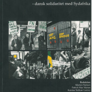 Aktivister mod Apartheid. bog forside