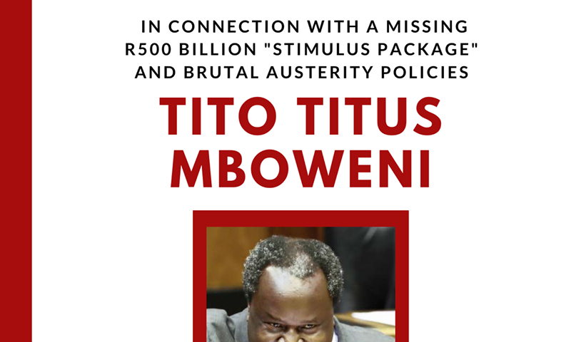 Sydafrikas finansminister Tito Mboweni